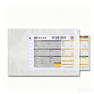 Sac d'expédition transparent en polyéthylène avec insert pour liste de colisage pour une protection optimale - Product Image 1