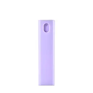 Flacone Spray per profumo ricaricabile da 10ml di plastica quadrata di colore blu grigio giallo rosa