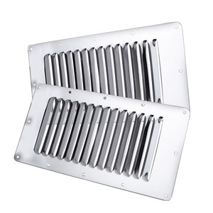 Couverture de ventilation pour bateau en acier inoxydable, 13 fentes à persiennes, 228x127mm, trappe de ventilation, quincaillerie marine - Product Image 1