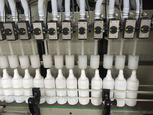 Tự động sodium <span class=keywords><strong>Hypochlorite</strong></span> chai nhựa hóa chất <span class=keywords><strong>Bleach</strong></span> axit chống ăn mòn máy chiết rót - Product Image 4
