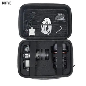 캐논 카메라 케이스용 무료 조립 스폰지 SLR 카메라 하드 쉘 휴대용 케이스 마이크로 싱글 라이너 보호 렌즈 가방