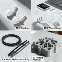 SM TPE ST-90A (Shore A 90) Soft-Touch Thermoplastisches Elastomer mit Hoher Reißfestigkeit für Ohrstöpsel Uhrenarmbänder 3D-Druck
