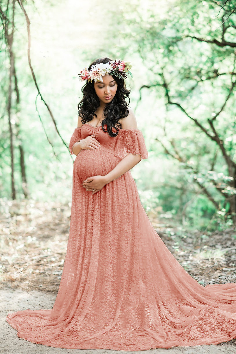 Robe Longue Allaitement été - Enceinte Ou Allaitante - Style Fluide à Volants - Confortable Et Sexy