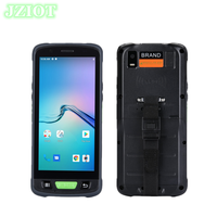 قارئ RFID محمول باليد يعمل بنظام أندرويد 9.0 طراز V9100 بتقنية 4G ونطاق طويل، ماسح ضوئي للباركود 1D/2D وQR، جهاز PDA بشاشة 5.5 بوصة وذاكرة وصول عشوائي 2 جيجابايت/4 جيجابايت متوفر في المخزون