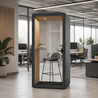 Cabine de réunion modulaire insonorisée et mobile, certifiée CE ISO9001, idéale pour bureaux commerciaux et hôtels – Meilleures ventes à prix abordable