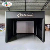 Terrain de golf gonflable portable de haute qualité, mini-golf intérieur et extérieur, simulateur de golf gonflable, tente