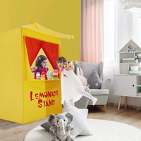 Vente chaude, durable, respirant, pour enfants, stand de limonade, théâtre de marionnettes, tente de jeu d'imitation