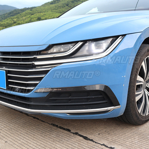 Car Front Bumper <b>Splitter</b> Side Spoiler Air Vent Wind Knife Body Kits for Volkswagen Arteon CC 2017-2020 - Product Image 5