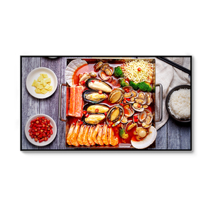 מסך תפריט דיגיטלי אינטראקטיבי חכם בגודל 32 אינץ'/43 אינץ'/50 אינץ' לתלייה על קיר, נגן פרסומות - Product Image 2