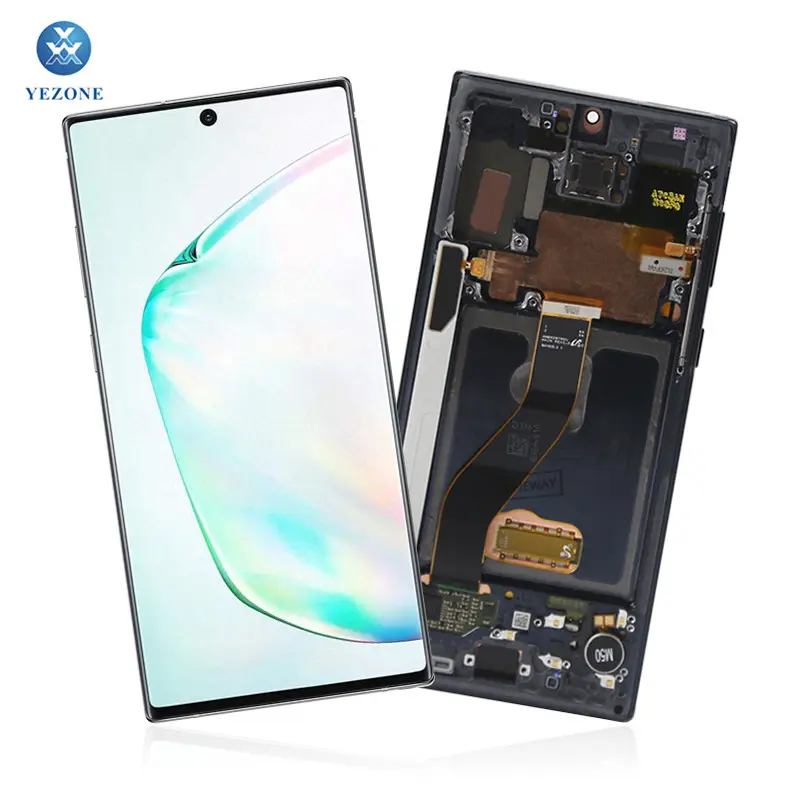 सैमसंग गैलेक्सी नोट 4 के लिए note5 note7 note8 note9 note10 note10 प्लस एलसीडी टच स्क्रीन Digitizer विधानसभा