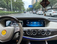 Estéreo para Auto Android con Pantalla Dual de 12.3 Pulgadas y Velocímetro Integrado, Panel de Control Actualizado para Benz Clase S W222 2014-2017