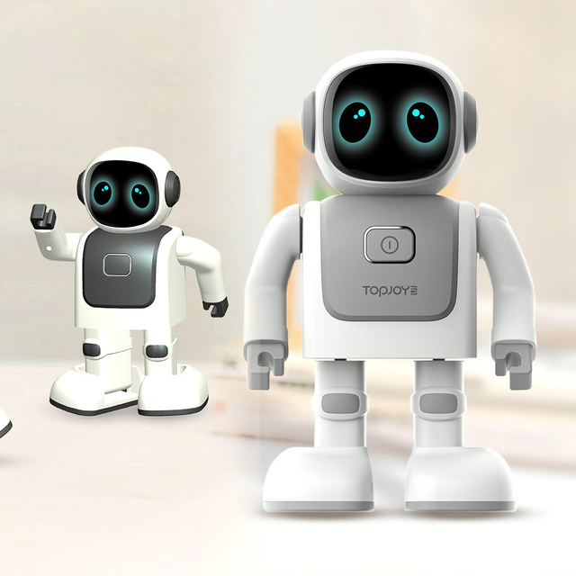 Intelligent Dancing Programmable Humanoid Robot Toy with WiFi & App Control Light & Music for Kids