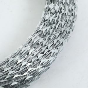 जस्ती पीवीसी स्टेनलेस स्टील <span class=keywords><strong>Concertina</strong></span> रेजर कांटेदार तार Bto-22 Bto-60 Cbt-65 बाड़ लगाने तार - Product Image 1