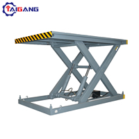 Plataforma Elevadora para Motocicletas con Control Remoto Inalámbrico, Accionamiento Electrohidráulico, Certificación CE, Taigang TGZG-G, 1500 lb, 10 m Máx.