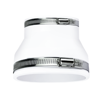 Adaptateur de tuyau souple de transition flexible pour ventilateur industriel, réducteur/augmenteur de diamètre 3/4/6/8 pouces