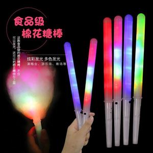 Palitos LED de Colores, Conos de Algodón de Azúcar Reutilizables, Palitos Luminosos para Malvaviscos, Tubos LED Luminosos para Fiestas, Luz en la Oscuridad - Product Image 2