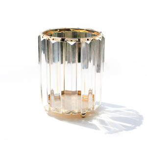 고품질 금속 메이크업 브러쉬 스토리지 튜브 눈썹 연필 메이크업 주최자 구슬 크리스탈 보석 저장 상자 - Product Image 3