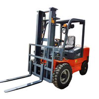Chariot élévateur diesel Kaidong 3 tonnes Transmission automatique 1500 kg-5000 kg Outils de levage Foklift Source d'alimentation Moteur diesel