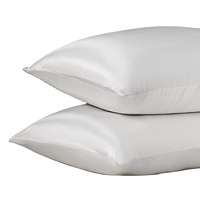 Taie d'oreiller en soie organique de luxe avec impression RTS de boîte personnalisée pour la maison ou l'hôtel Logo inclus pour le sommeil