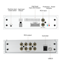 6 in 8 Car DSP Amplifier Out DSP Audio Processor untuk Modifikasi Audio Mobil, Kustomisasi OEM