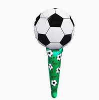 Sport-Themen Folienballons Glabos Fußball-Trophäe Fußballschuh Anfeuerungsstab Stirnband Fußballspiel Party-Zubehör Marke MIQI