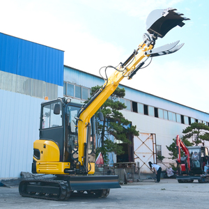 Spedizione gratuita 2.6 tonnellate idraulico Mini escavatore movimento terra macchine piccolo scavatore fattoria cortile ristrutturazione Micro Bagger - Product Image 3