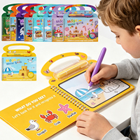 Livre de coloriage magique à l'eau pour enfants avec impression personnalisée, livre de coloriage réutilisable pour enfants, service d'impression de livres de dessin