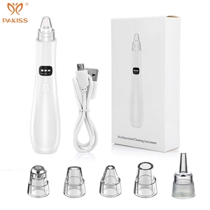 Aspirateur de points noirs, nettoyeur de <span class=keywords><strong>pores</strong></span>, 5 têtes d'aspiration, 3 niveaux, rechargeable, aspirateur facial <span class=keywords><strong>pour</strong></span> <span class=keywords><strong>nettoyer</strong></span> <span class=keywords><strong>les</strong></span> <span class=keywords><strong>pores</strong></span>, <span class=keywords><strong>appareil</strong></span> de nettoyage de la peau - Product Image 1