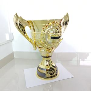 Trophée de champion personnalisé en 3D pour l'e-sport, grand globe en métal doré pour les joueurs de League of Legends/DOTA, trophées de récompense, coupe - Product Image 2