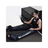 Bottes de massage à compression d'air portables et rechargeables pour jambes et pieds, avec 6 modes pour la relaxation musculaire et la récupération