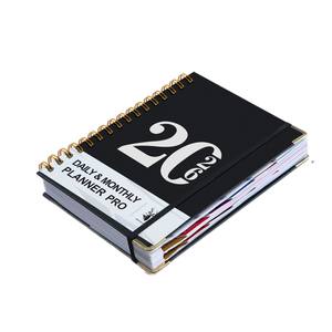 Agenda Personalizable A3 2026 para <span class=keywords><strong>Amazon</strong></span>, con Cubierta de Cuero, Espiral, Planificador Diario, <span class=keywords><strong>Libreta</strong></span> en Inglés, Personalizable para Comercio Transfronterizo - Product Image 1