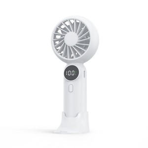 Mini ventilador portátil con pantalla digital recargable, dispositivo de refrigeración portátil con duración de batería de 6-8 horas para uso en exteriores - Product Image 2
