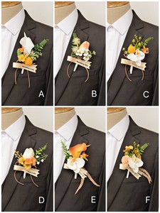 Ramillete <span class=keywords><strong>de</strong></span> Lirio <span class=keywords><strong>de</strong></span> Cala <span class=keywords><strong>para</strong></span> Novios, Flor <span class=keywords><strong>de</strong></span> Muñeca Estilo Europeo, Origen China, Degradado Naranja Amarillo <span class=keywords><strong>para</strong></span> Padres y <span class=keywords><strong>Invitados</strong></span> VIP - Product Image 3