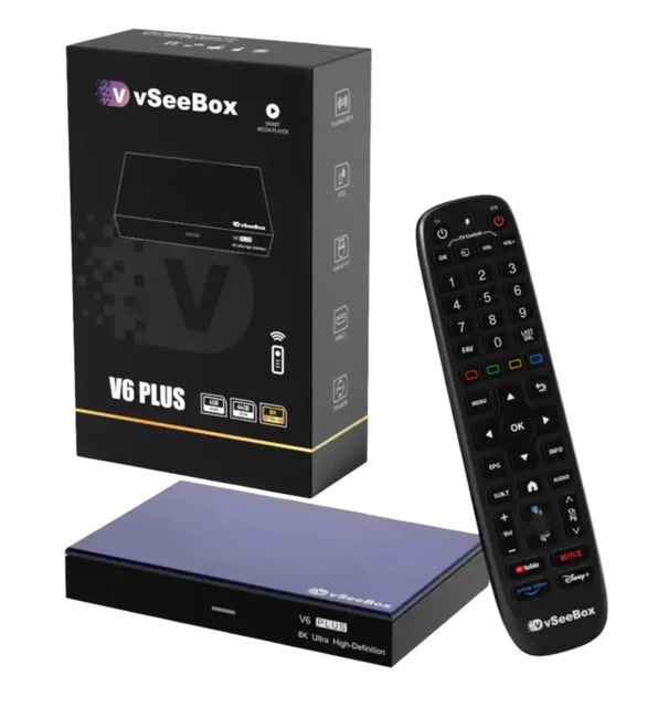 FAST SHIPPING FOR Genuine VseeBox V6 Max 2026 Android 14 TV Box 8K HDR 64GB Wi Fi 6 First Release - Ready to ship
