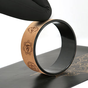 Rueda de Yoga Antideslizante para Gimnasio, Fitness y Yoga, Juego de Anillos de Pilates, Rueda de Yoga de Corcho - Product Image 4