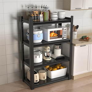 Étagère de rangement Yan En Kitchen, 4 niveaux, acier carbone, multifonctionnelle pour four à micro-ondes et ustensiles de cuisine - Product Image 2