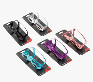 Promend porte-bouteille d'eau de vélo en aluminium ultraléger violet rose et 5 autres couleurs pour support de bouteille de vélo de montagne de route - Product Image 6