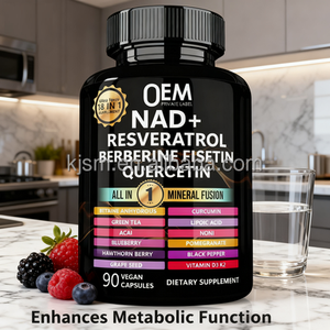OEM preiumnad + อาหารเสริม300มก. & resveratrol 1000มก. | สูตรยืนยาวแบบออร์แกนิกพร้อม liposomal NAD + - Product Image 2