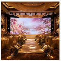 Pantalla LED para Interiores de Instalación en Pared Plana P2.5 P2.604 P2.976 para Bodas, Hoteles, Salones de Banquetes, Ceremonias y Eventos