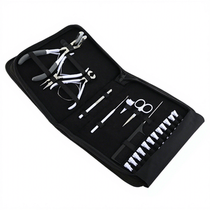Professional Hair Extension Tool Kit with Keratin Bond <b>Cutter</b>, Hair Extension Remover Tool, Micro Bead Crimping Plier, Pulling - Product Image 1