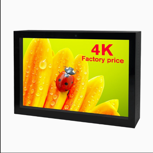 32 43 55 65 pulgadas montado en la pared LCD <span class=keywords><strong>TV</strong></span> 4K Panel exterior impermeable señalización Digital pantalla de publicidad - Product Image 1