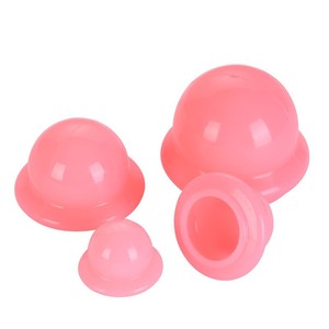 Kit de ventouses en silicone, doux, absorbant l'humidité, à pression, pour massage non-thermique - Product Image 1