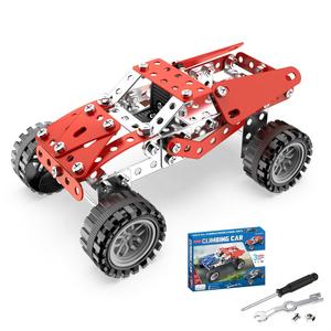 158 Piezas Mini Buggy Todoterreno de Derrape, Bloques de Construcción de Vehículos para Escalar Terrenos, Modelo con Herramienta de Montaje - Product Image 4