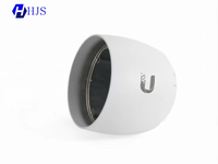 Carcasa de cámara CCTV de aluminio fundido a presión de precisión personalizada, mecanizado CNC, carcasa de cámara IP con recubrimiento de polvo blanco OEM.