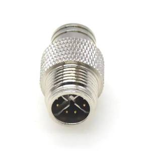 ขั้วต่อโลหะแบบมีฉนวนป้องกันสำหรับอุตสาหกรรมอัตโนมัติ รุ่น M12 X Code 8 ขา แบบตัวผู้ - Product Image 3