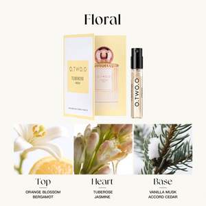 O.TWO.O Profumo Femminile di Alta Qualità a Lunga Durata, Fragranza Floreale Fresca di Rosa, Dolce e Nebulizzata per Signore del Medio Oriente - Product Image 3
