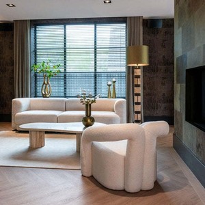 Lampadaire au design minimaliste et luxueux, source de lumière LED, commande par interrupteur, pour salon, chambre à coucher, décoration de la maison - Product Image 4