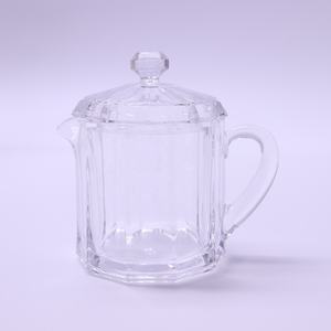 260ml En Gros Ustensiles De Cuisine Acrylique 2 Pièces Condiment Pot Ensemble De Qualité Alimentaire Assaisonnement Pot De Luxe Clair Tasse À Thé Ensemble avec plateau - Product Image 5