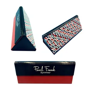 Großhandel Mode Custom Brillen etui Sonnenbrillen Verpackungs box Custom ized Triangle