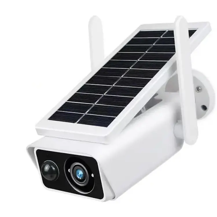 Icsee-cámara inalámbrica Solar para exteriores, videocámara de seguridad HD de 3MP, batería recargable, PIR, detección humana, CCTV, Wifi, IP